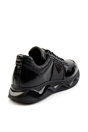 Siyah Leather Erkek Sneaker E01347072114
