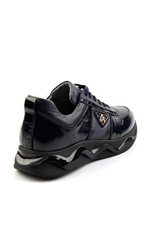 Lacivert Leather Erkek Sneaker E01347072114