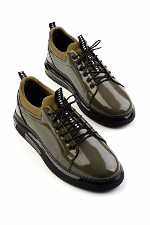 Yeşil Leather Erkek Casual Ayakkabı E01347030008