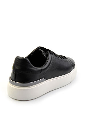 Siyah Leather Erkek Sneaker E01347028943