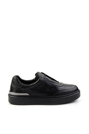 Siyah Leather Erkek Sneaker E01347029043