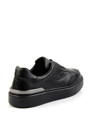 Siyah Leather Erkek Sneaker E01347029043