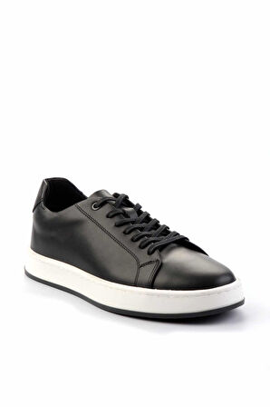 Siyah Leather Erkek Casual Ayakkabı E01380110243