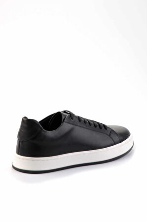 Siyah Leather Erkek Casual Ayakkabı E01380110243