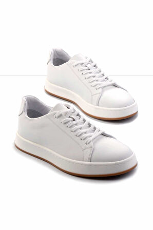Beyaz Leather Erkek Casual Ayakkabı E01380110243