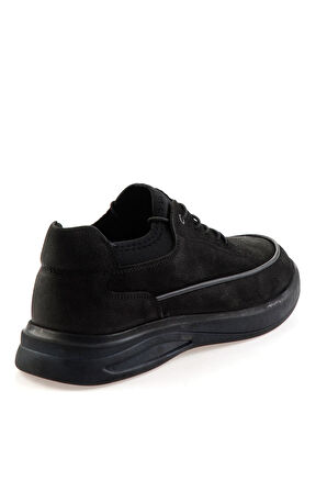 Siyah Hakiki Deri Erkek Casual Ayakkabı E01396198601