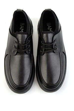 Siyah Hakiki Deri Erkek Casual Ayakkabı E01396199240