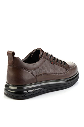 Kahve Hakiki Deri Erkek Casual Ayakkabı E01398400403
