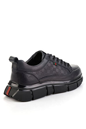 Lacivert Hakiki Deri Erkek Casual Ayakkabı E01398400203