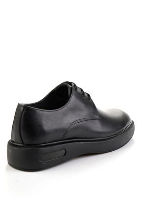 Siyah Hakiki Deri Erkek Klasik Ayakkabı E01401071441