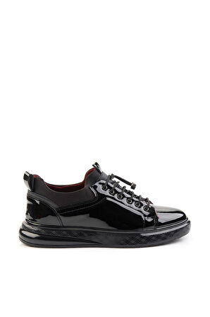 Siyah Leather Erkek Casual Ayakkabı E01401082208