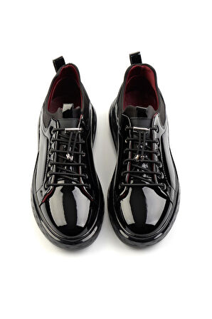 Siyah Leather Erkek Casual Ayakkabı E01401082208