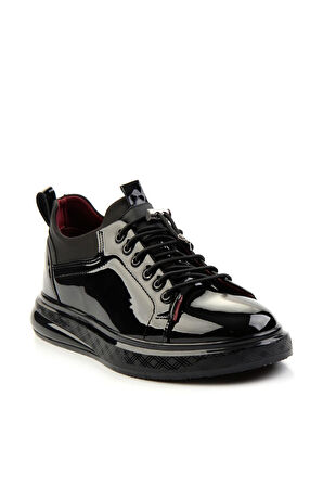 Siyah Leather Erkek Casual Ayakkabı E01401082208