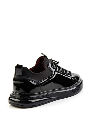 Siyah Leather Erkek Casual Ayakkabı E01401082208