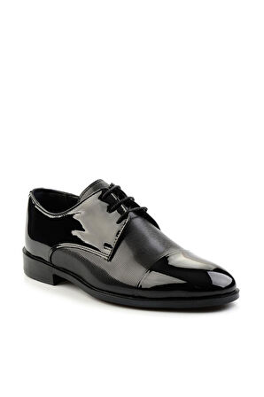 Siyah Leather Erkek Klasik Ayakkabı E01401708108