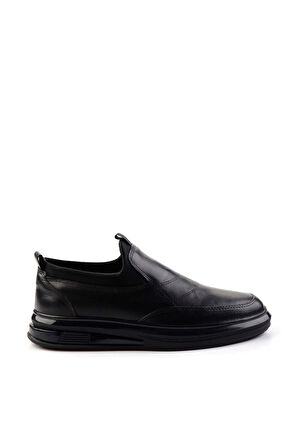 Siyah Leather Erkek Casual Ayakkabı E01401082043