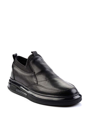 Siyah Leather Erkek Casual Ayakkabı E01401082043