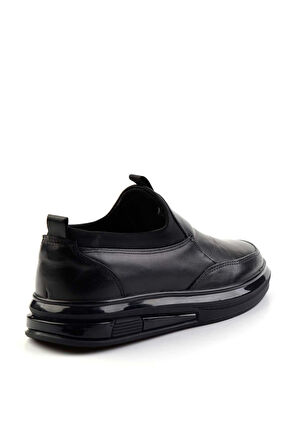 Siyah Leather Erkek Casual Ayakkabı E01401082043