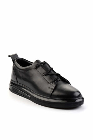 Siyah Leather Erkek Casual Ayakkabı E01401081843