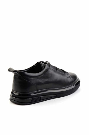 Siyah Leather Erkek Casual Ayakkabı E01401081843