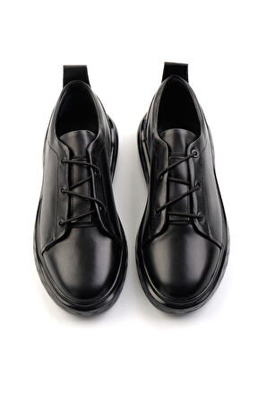 Siyah Leather Erkek Casual Ayakkabı E01401083843