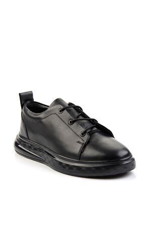 Siyah Leather Erkek Casual Ayakkabı E01401083843