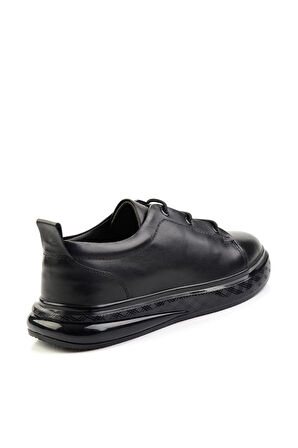Siyah Leather Erkek Casual Ayakkabı E01401083843
