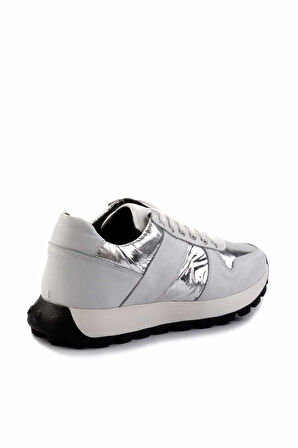 Beyaz Beyaz Paraşüt Hakiki Deri Erkek Sneaker E01401086603