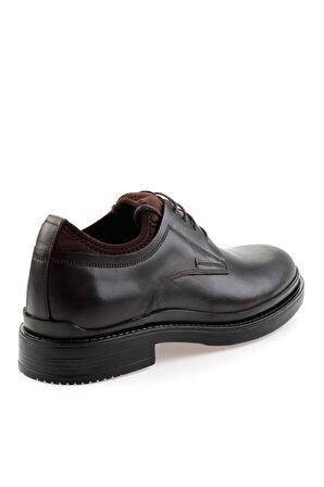Kahve Hakiki Deri Erkek Klasik Ayakkabı E01442222203