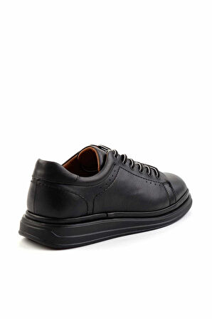 Siyah Leather Erkek Casual Ayakkabı E01442056040