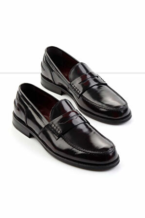 Siyah Leather Erkek Klasik Ayakkabı E01442060014