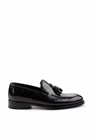 Siyah Leather Erkek Klasik Ayakkabı E01442500114