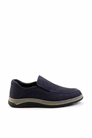 Lacivert Leather Erkek Casual Ayakkabı E01442000401
