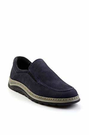 Lacivert Leather Erkek Casual Ayakkabı E01442000401