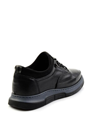 Siyah Leather Erkek Casual Ayakkabı E01440078441