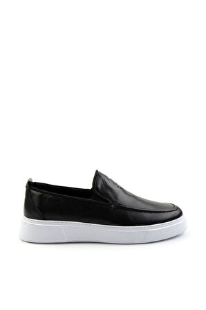Siyah Leather Erkek Casual Ayakkabı E01440101943