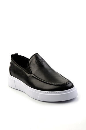 Siyah Leather Erkek Casual Ayakkabı E01440101943