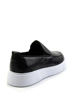 Siyah Leather Erkek Casual Ayakkabı E01440101943