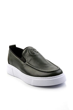 Haki Leather Erkek Casual Ayakkabı E01440101943