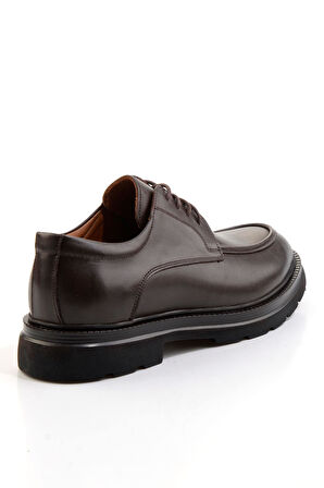 Kahve Hakiki Deri Erkek Klasik Ayakkabı E01547051141