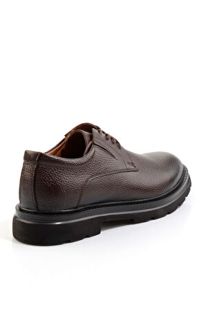 Kahve Hakiki Deri Erkek Klasik Ayakkabı E01547052140