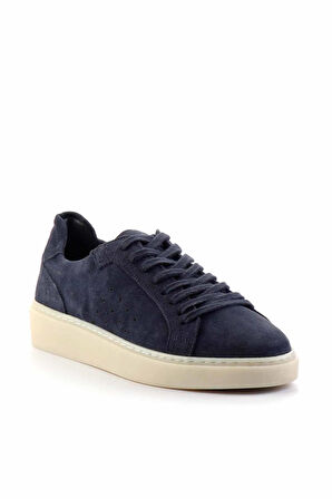 Lacivert Süet Hakiki Deri Erkek Casual Ayakkabı E01549470002