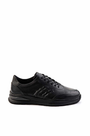 Siyah Leather Erkek Casual Ayakkabı E01556100343