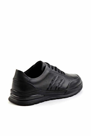 Siyah Leather Erkek Casual Ayakkabı E01556100343