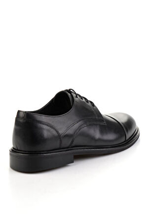 Siyah Hakiki Deri Erkek Klasik Ayakkabı E01580785203
