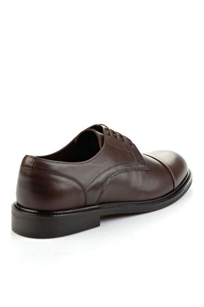 Kahve Hakiki Deri Erkek Klasik Ayakkabı E01580785203