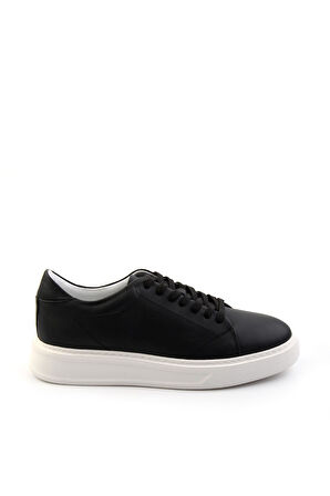 Siyah Leather Erkek Sneaker E01589521603