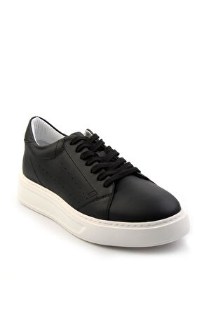 Siyah Leather Erkek Sneaker E01589521603