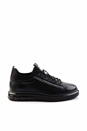 Siyah Leather Erkek Sneaker E01585756540
