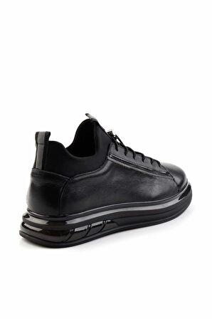 Siyah Leather Erkek Sneaker E01585756540